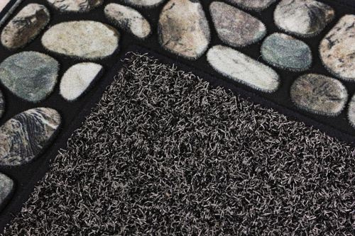 Коврик придверный Joy Home 45х75 см 6700-06 серый, изображение