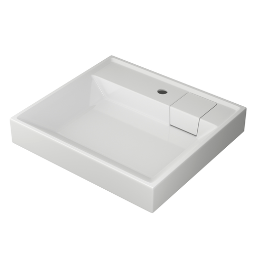 Комплект Viton White  (раковина на стиральную машину + сифон), картинка