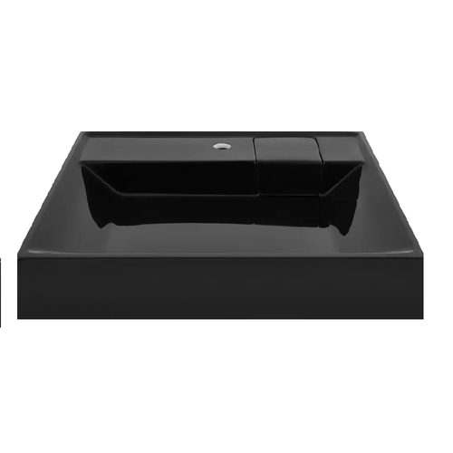Комплект Viton Black (раковина на стиральную машину + сифон), вид