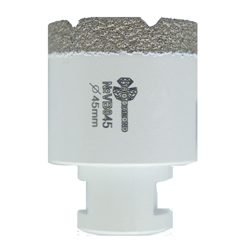 Коронка по керамограниту TRIO-DIAMOND Vacuum Brazed VB045 45 мм, вид