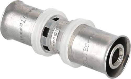 Соединитель латунь никелированный VALTEC VTm.203.N 16 мм, вид
