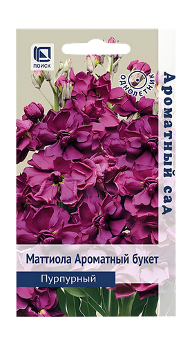 Маттиола Ароматный Букет Пурпурный 0,05гр, детальное фото