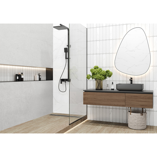 Плитка&nbsp;Настенная Alma Ceramica&nbsp;Amarant св.серый 30X60 см 1,35 м², фотография