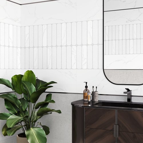 Плитка&nbsp;Настенная&nbsp;Alma Ceramica Amarant серый 30X60 см 1,35 м², детальное фото