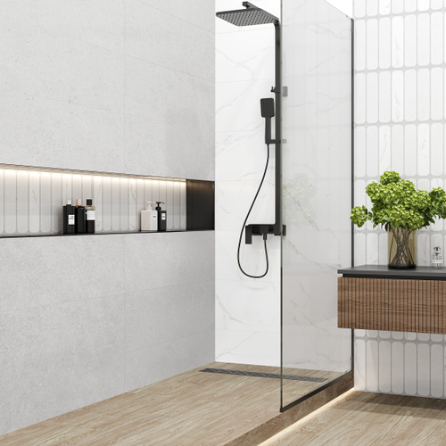 Плитка&nbsp;Настенная&nbsp;Alma Ceramica Amarant серый 30X60 см 1,35 м², вид