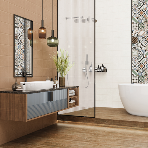 Плитка&nbsp;Настенная New Trend Design&nbsp;Art&nbsp;Bronze коричневый 24,6X74 см 1,08 м², детальное фото