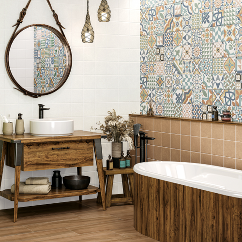 Плитка&nbsp;Настенная New Trend Design&nbsp;Art&nbsp;Bronze коричневый 24,6X74 см 1,08 м², детальное фото