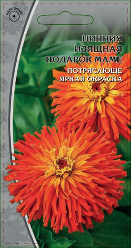 Семена Цинния Подарок маме 0,5 гр, фотография