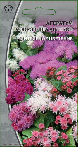Семена Агератум Сокровища Ацтеков 0,3г, фотография