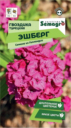 Семена Гвоздики турецкой SEMAGRO Эшберг 0,3 г, вид