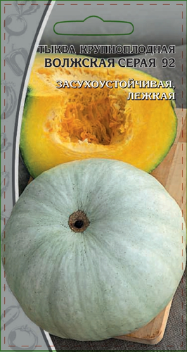 Семена Тыква Крупноплодная Волжская серая 92 2 гр, вид