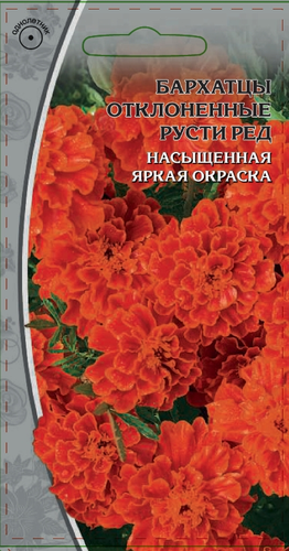 Семена Бархатцы Отклон. Русти  ред 0,5г, картинка