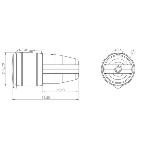 Розетка 1 пост REXANT 111-005 черный, картинка