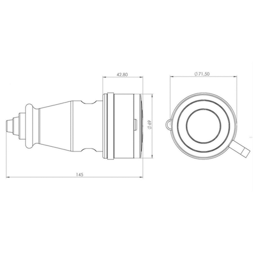 Розетка 1 пост REXANT 111-012 черный, фотография