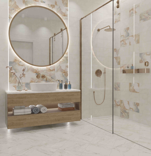 Плитка Настенная Челси бежевый 20X30 см 1,44 м², вид