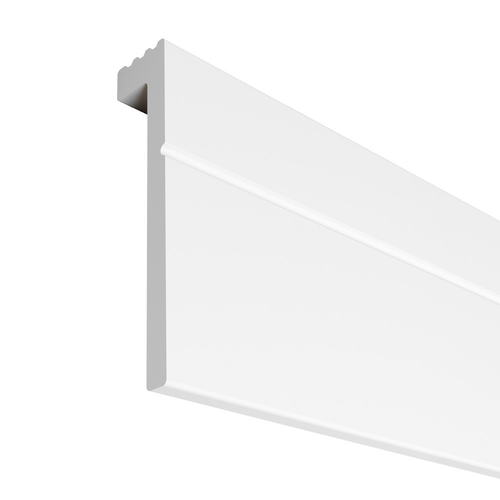 Карниз Solid 3 UHD 01/110L с возможностью установки LED белый 2.0м, фотография