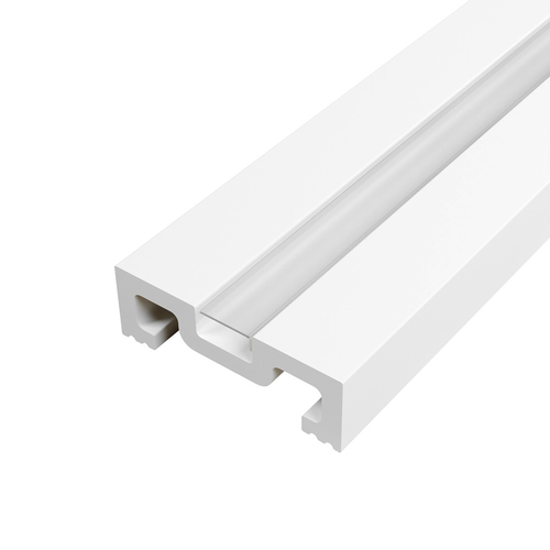 Молдинг Solid 2 UHD 10/60L белый c LED рассеивателем в комплекте, 2.0м, картинка