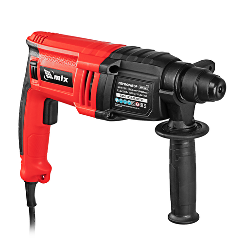 Перфоратор электрический MRH-600-22, SDS-Plus, 600 Вт, 2,2 Дж, 3 плюс 1 реж.// MTX, крупный план