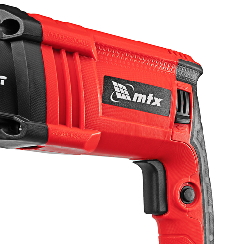 Перфоратор электрический MRH-600-22, SDS-Plus, 600 Вт, 2,2 Дж, 3 плюс 1 реж.// MTX, крупный план