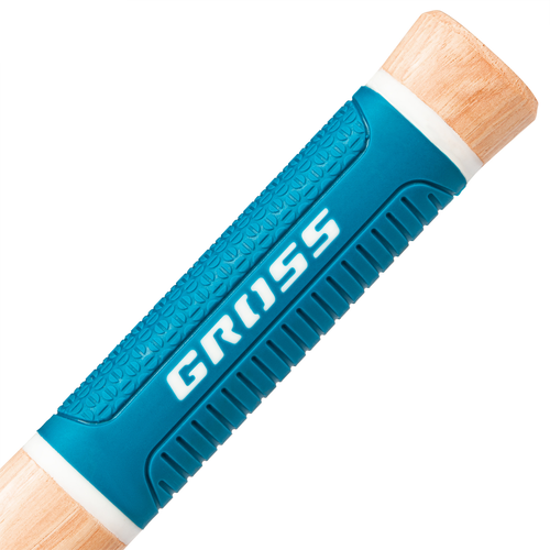 Молоток-гвоздодер,280 г, угол 75, магнит, обрезиненная рукоятка AMERICAN HICKORY // GROSS, изображение