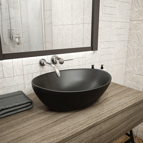 Раковина для ванной накладная Watersense Amelia 40 черный матовый W00066, картинка