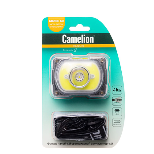 Налобный фонарь Camelion LED53407 черный, фото