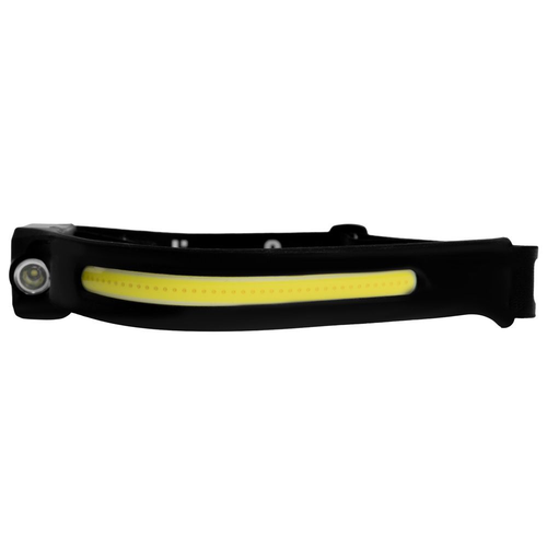 Налобный фонарь Camelion LED53406 черный, крупный план