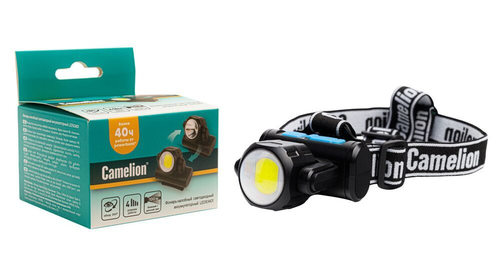 Налобный фонарь Camelion LED53401 черный, изображение