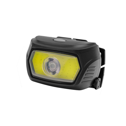 Налобный фонарь Camelion LED53412 черный, крупный план