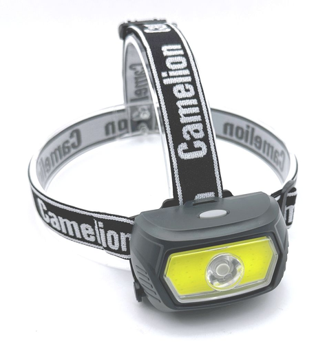 Налобный фонарь Camelion LED53412 черный, вид