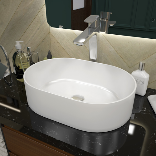 Раковина для ванной накладная Watersense Camila 46 белая W00023, фотография