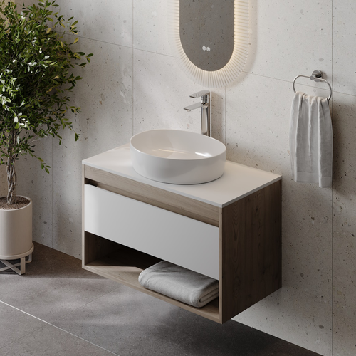 Раковина для ванной накладная Watersense Nancy 50 белая W00757, фотография