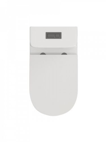 Унитаз напольный моноблок Watersense Margarita Vortex, MW99746, безободковый, торнадо, сиденье дюропласт, микролифт, детальное фото