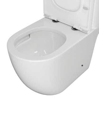 Унитаз напольный моноблок Watersense Margarita Vortex, MW99746, безободковый, торнадо, сиденье дюропласт, микролифт, изображение
