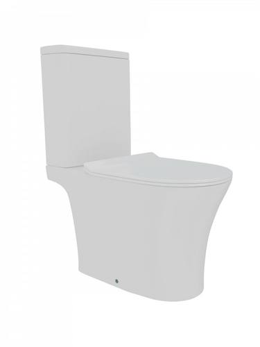 Унитаз напольный Watersense Barbara Pro Vortex, MW99120, безободковый, торнадо, сиденье микролифт, детальное фото