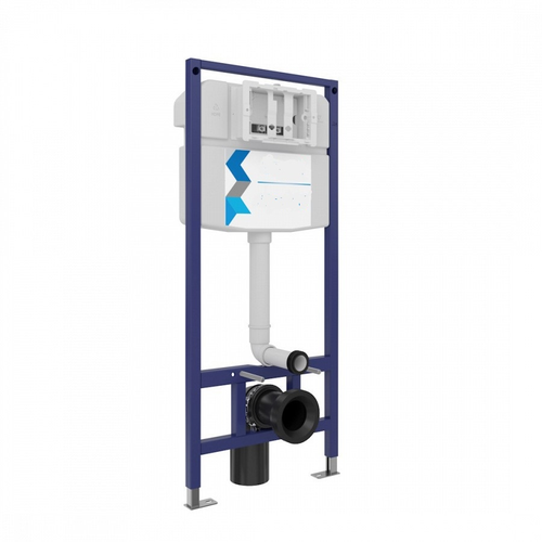 Инсталляция Watersense Areadna 55, MSW13532, для подвесного унитаза, хром. кнопка, изображение