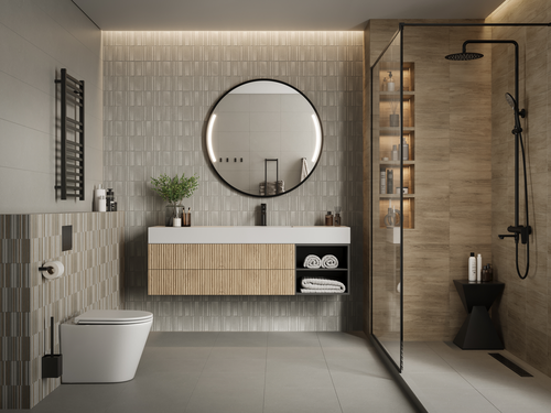 Керамогранит Тренд серый 40X40 см 1,76 м2, картинка