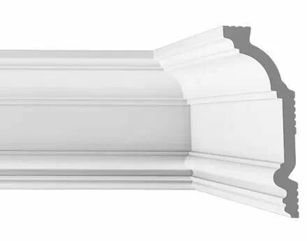 Плинтус потолочный BELLO DECO Bello Deco K3 xps 100х40 мм, изображение