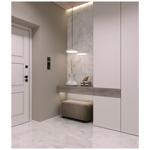 Керамогранит ARCADIA CERAMICA Примо Оникс Грей бежевый полированный 60x120 см 1,44 м2, картинка