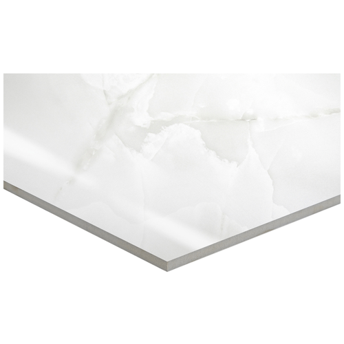 Керамогранит ARCADIA CERAMICA Примо Оникс Грей бежевый полированный 60x120 см 1,44 м2, картинка