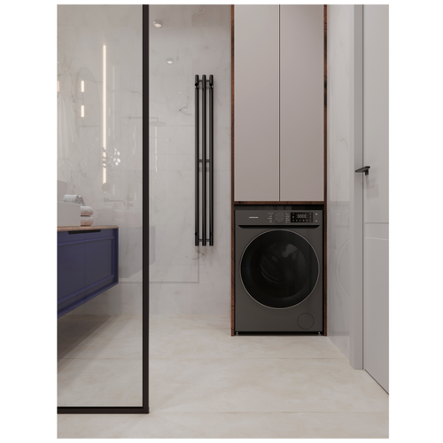 Керамогранит ARCADIA CERAMICA Анти Скай Грей серый полированный 60x60 см 1,44 м2, изображение