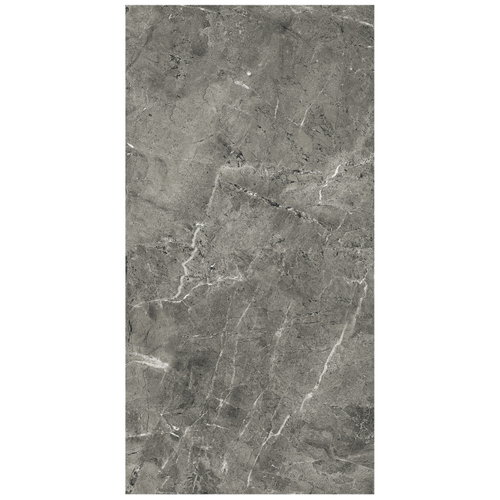 Керамогранит ARCADIA CERAMICA Флоренция Грей серый полированный 60x120 см 1,44 м2, изображение