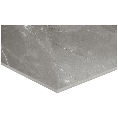 Керамогранит ARCADIA CERAMICA Палпис Неро Лаппато серый карвинг+лапато 60x120 см 1,44 м2, изображение