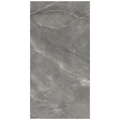 Керамогранит ARCADIA CERAMICA Палпис Неро Лаппато серый карвинг+лапато 60x120 см 1,44 м2, детальное фото