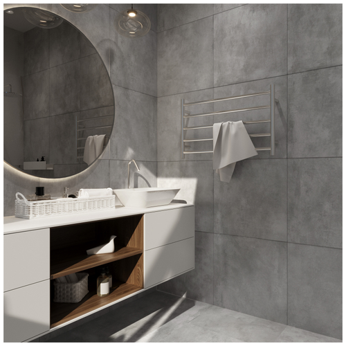 Керамогранит ARCADIA CERAMICA Цементум Грис серый матовый 60x60 см 1,44 м2, изображение