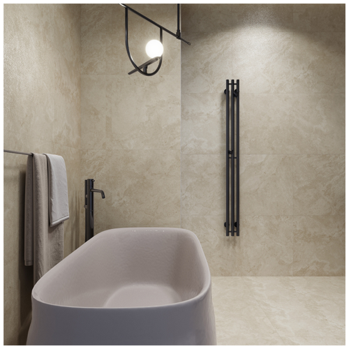 Керамогранит ARCADIA CERAMICA Аравак Вайт бежевый матовый рельефный (микрокарвинг) 60x60, фотография