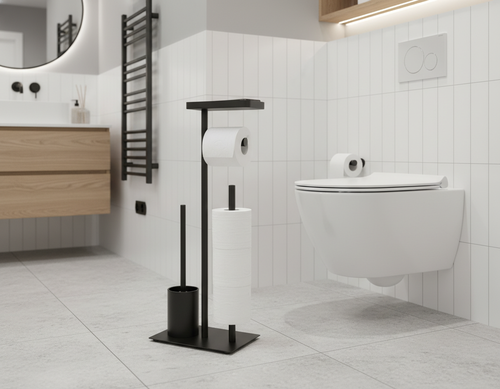 Стойка напольная TOKITO черная 39x10x18,5, детальное фото