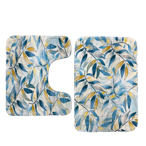 Комплект ковриков DASCH GMBH в/к 40/60 и 40/50 Fresh Printed Листья, картинка