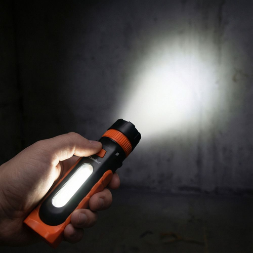 Фонарь CAMELION LED универсальный E1443 LED+COB 3XR03 магнит, фото