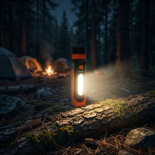 Фонарь CAMELION LED универсальный E1443 LED+COB 3XR03 магнит, изображение